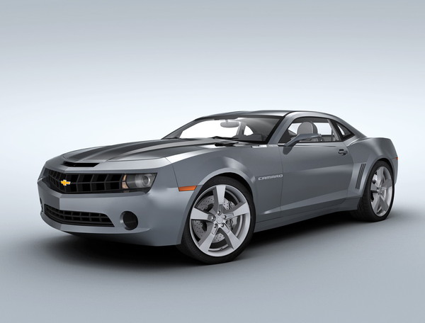chevrolet camaro 3d model - Chevrolet Camaro (2010) by Swan3DStudios